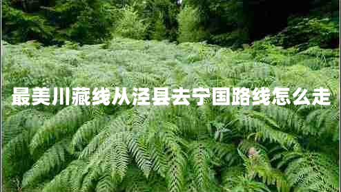 最美川藏線從涇縣去寧國(guó)路線怎么走