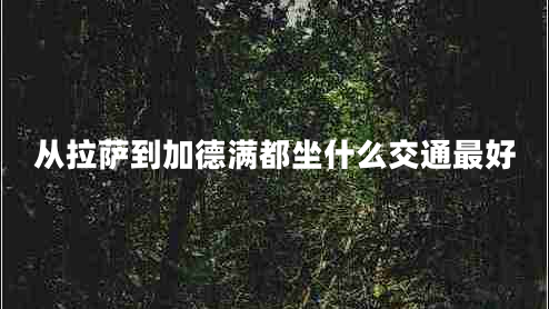 從拉薩到加德滿都坐什么交通最好