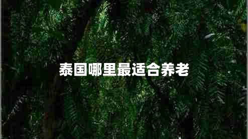 泰國哪里最適合養(yǎng)老