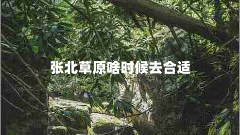 張北草原啥時候去合適