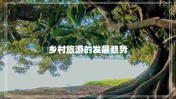 鄉(xiāng)村旅游的發(fā)展趨勢