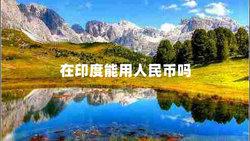 在印度能用人民幣嗎