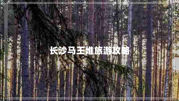 長(zhǎng)沙馬王堆旅游攻略