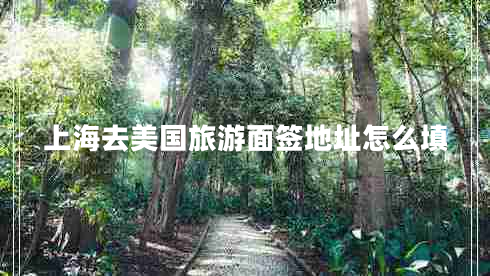上海去美國(guó)旅游面簽地址怎么填