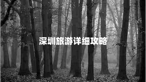 深圳旅游詳細(xì)攻略