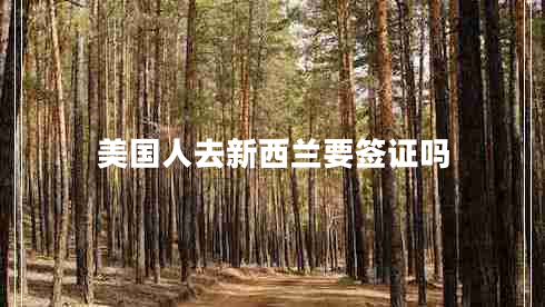美國(guó)人去新西蘭要簽證嗎