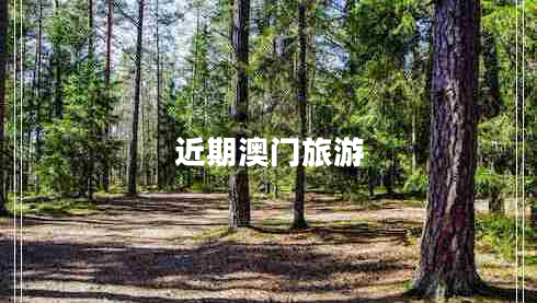 近期澳門旅游