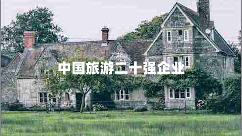 中國(guó)旅游二十強(qiáng)企業(yè)