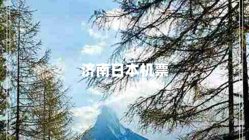濟(jì)南日本機票
