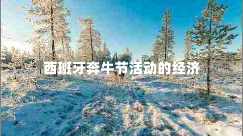 西班牙奔牛節(jié)活動的經(jīng)濟
