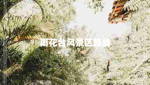 雨花臺風(fēng)景區(qū)路線