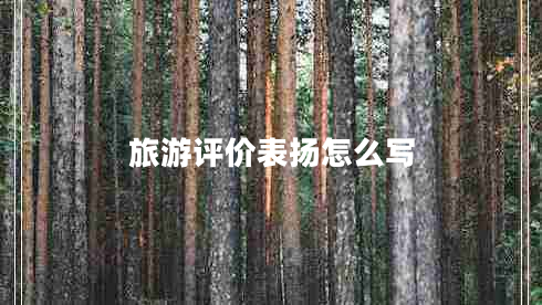 旅游評(píng)價(jià)表?yè)P(yáng)怎么寫(xiě)