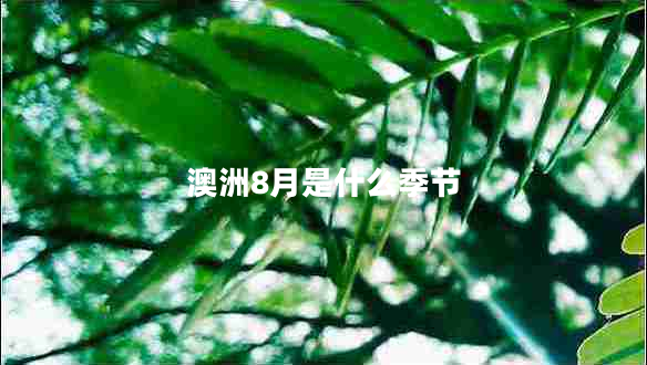 澳洲8月是什么季節(jié)