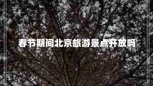 春節(jié)期間北京旅游景點開放嗎
