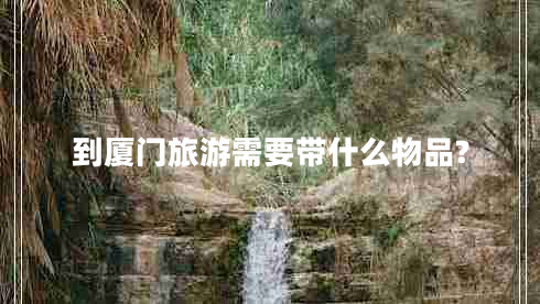 到廈門旅游需要帶什么物品?
