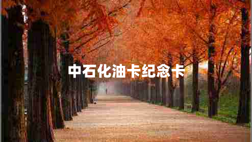 中石化油卡紀(jì)念卡