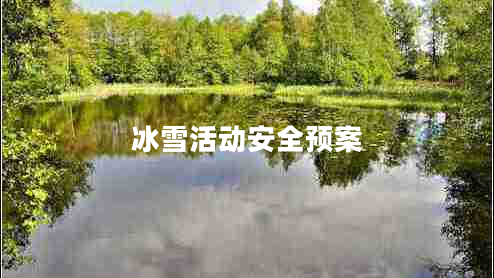 冰雪活動(dòng)安全預(yù)案