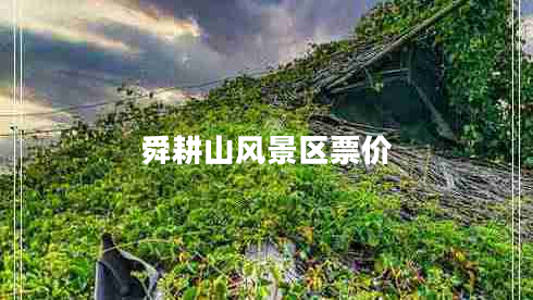舜耕山風(fēng)景區(qū)票價(jià)