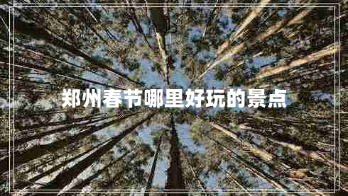 鄭州春節(jié)哪里好玩的景點