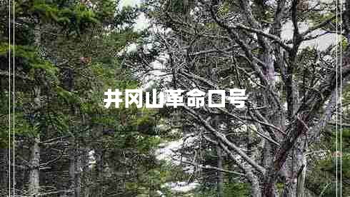 井岡山革命口號(hào)