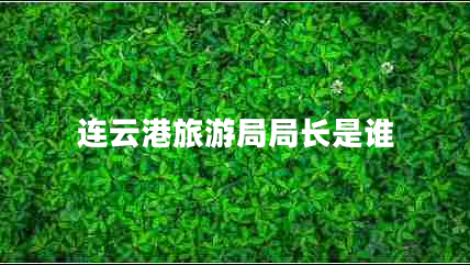 連云港旅游局局長是誰