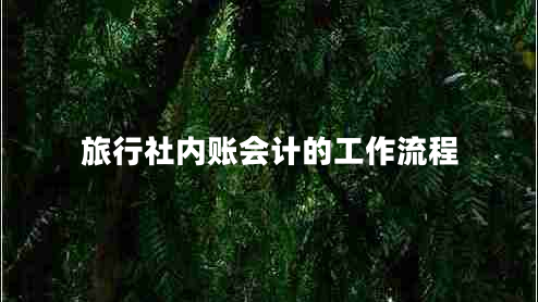 旅行社內(nèi)賬會(huì)計(jì)的工作流程