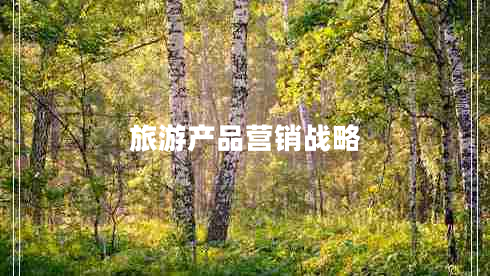 旅游產(chǎn)品營(yíng)銷(xiāo)戰(zhàn)略
