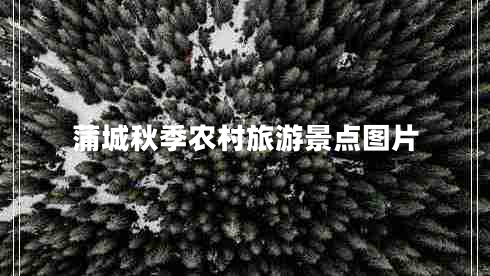 蒲城秋季農(nóng)村旅游景點(diǎn)圖片