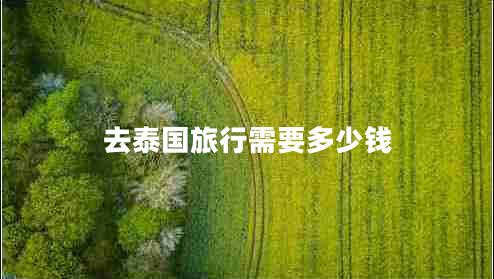去泰國旅行需要多少錢