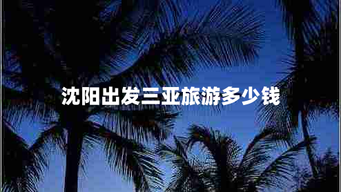沈陽出發(fā)三亞旅游多少錢