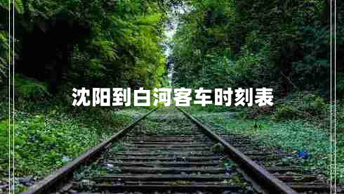 沈陽到白河客車時刻表