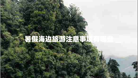 暑假海邊旅游注意事項(xiàng)有哪些