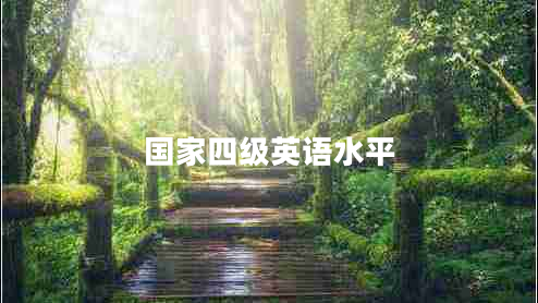 國(guó)家四級(jí)英語(yǔ)水平