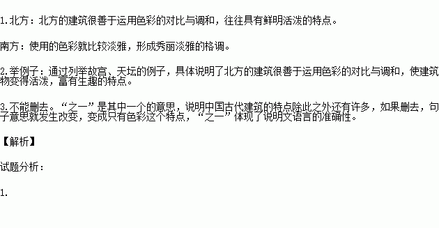 建筑分析說明方法有哪些特點是什么