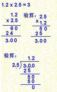 小數(shù)乘法的驗算方法有哪些