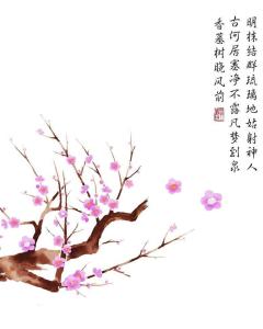 春天梅花詩句古詩