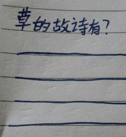 有關(guān)寫小草的詩句古詩