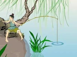 關(guān)于兒童在河邊釣魚的詩(shī)句