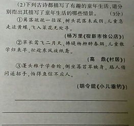 問答題,詩句