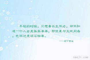 關于輕時光的詩句