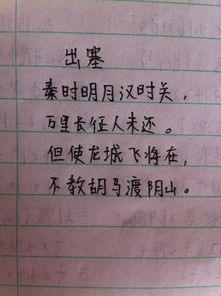 描寫將士的古詩詩句