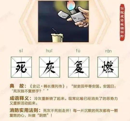 有關關于火的成語和詩句