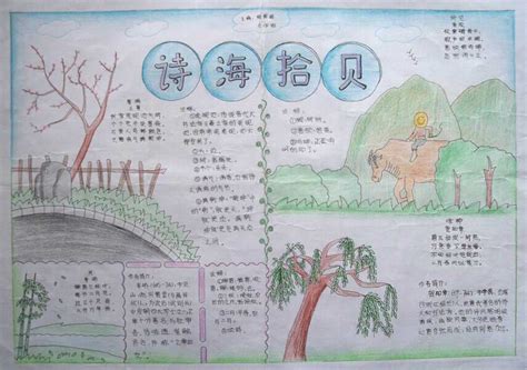 關(guān)于木蘭溪的詩(shī)句手抄報(bào)