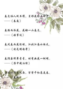 關(guān)于感恩的描寫(xiě)春天的詩(shī)句