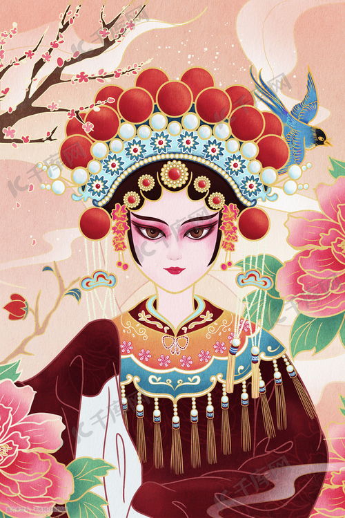 花旦,京劇,詩句