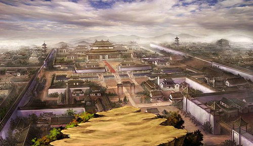 關于盛唐建筑的詩句