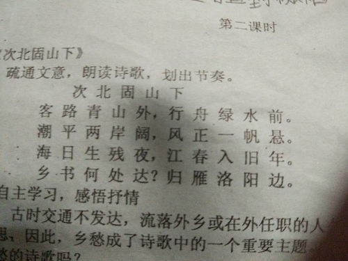 古詩(shī)句朗讀節(jié)奏
