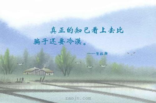 知音友情的古詩句