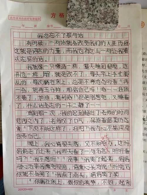 忘不了的身影同學(xué)作文開頭