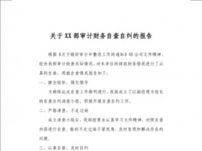 企業(yè)自查報告范文(企業(yè)自查報告)